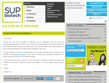Tablet Screenshot of direction.supbiotech.fr