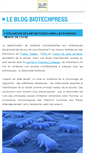 Mobile Screenshot of biotechpress.supbiotech.fr